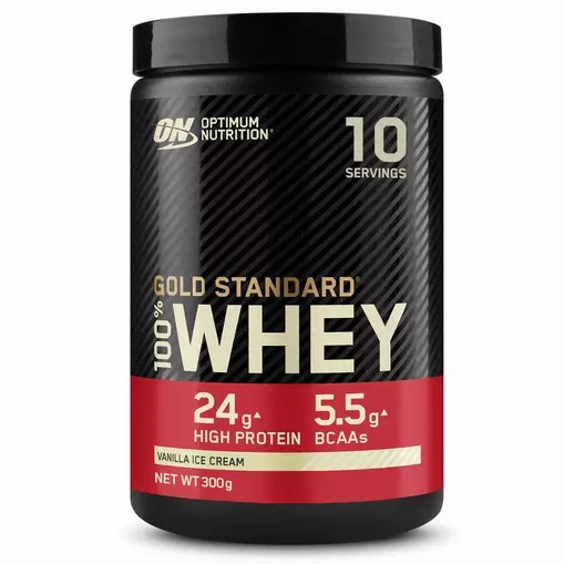 Optimum Nutrition Gold Standard 100% Whey Protein Powder Vanilla Ice Cream 300 grams (10 Servings) | WDRFN-2871