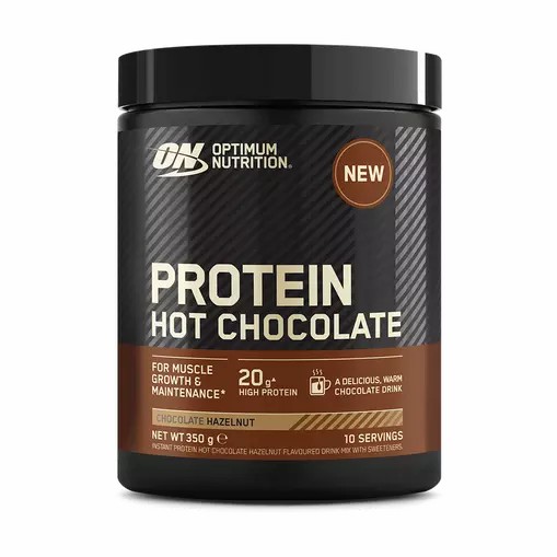 Optimum Nutrition Protein Hot Chocolate Chocolate Hazelnut 350 grams (10 Servings) | FLCDA-2405